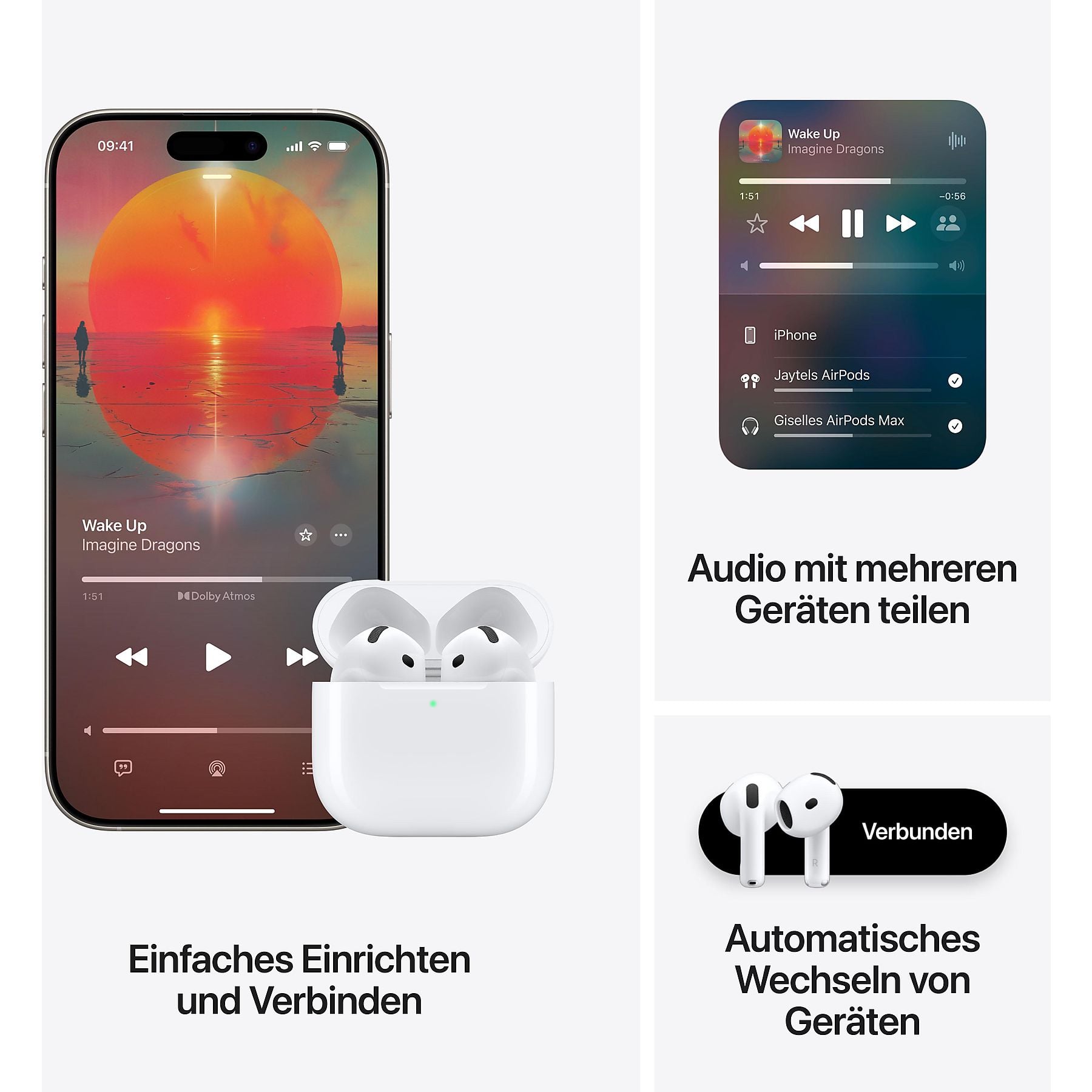 Apple AirPods 4 USB‑C In‑Ear Kopfhörer Bluetooth Weiß – Bild 5