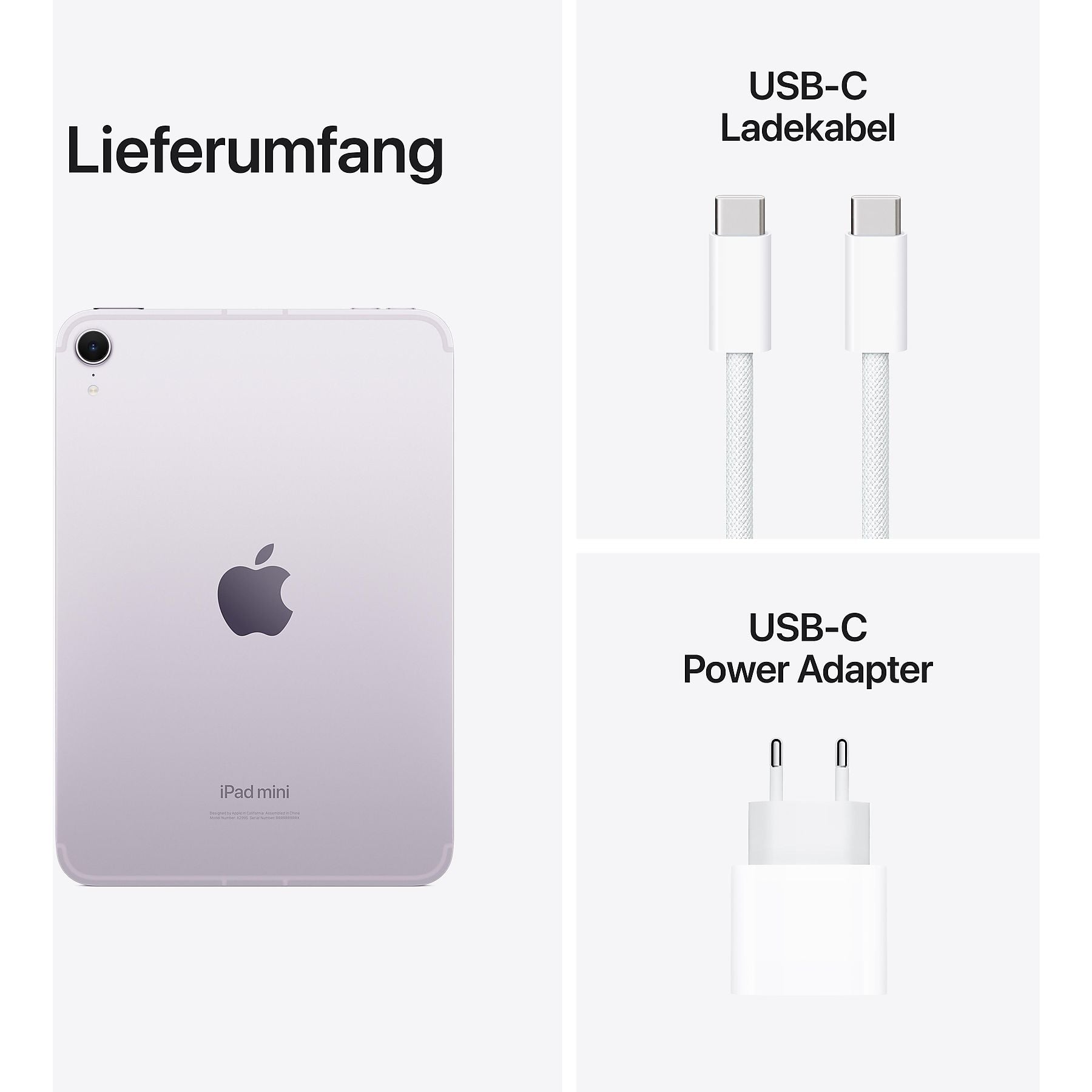 Apple iPad mini – Violett, 256 GB | Wi-Fi + Cellular | A17 Pro – Bild 5