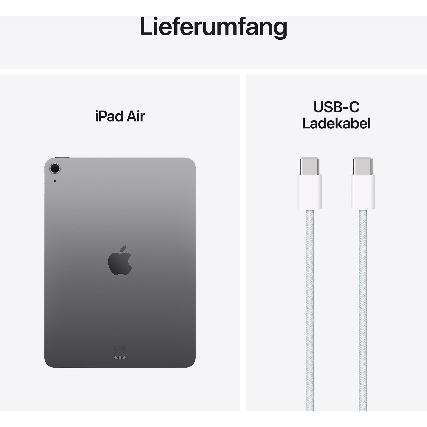 Apple iPad Air – Space Grau, 256 GB | 11 Zoll | M2 | Wi-Fi + Cellular – Bild 2