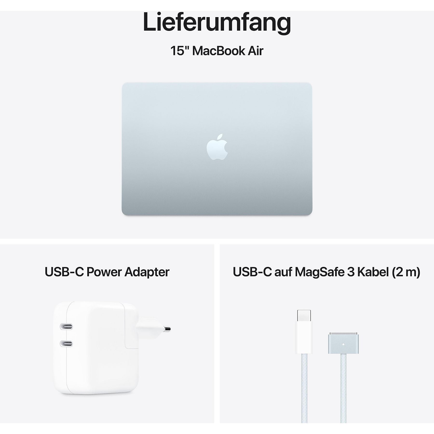 Apple MacBook Air 13 Zoll - Himmelblau, 13.6 Zoll | M4 10‑Core CPU 10‑Core GPU | 16 GB RAM | 512 GB SSD – Bild 5