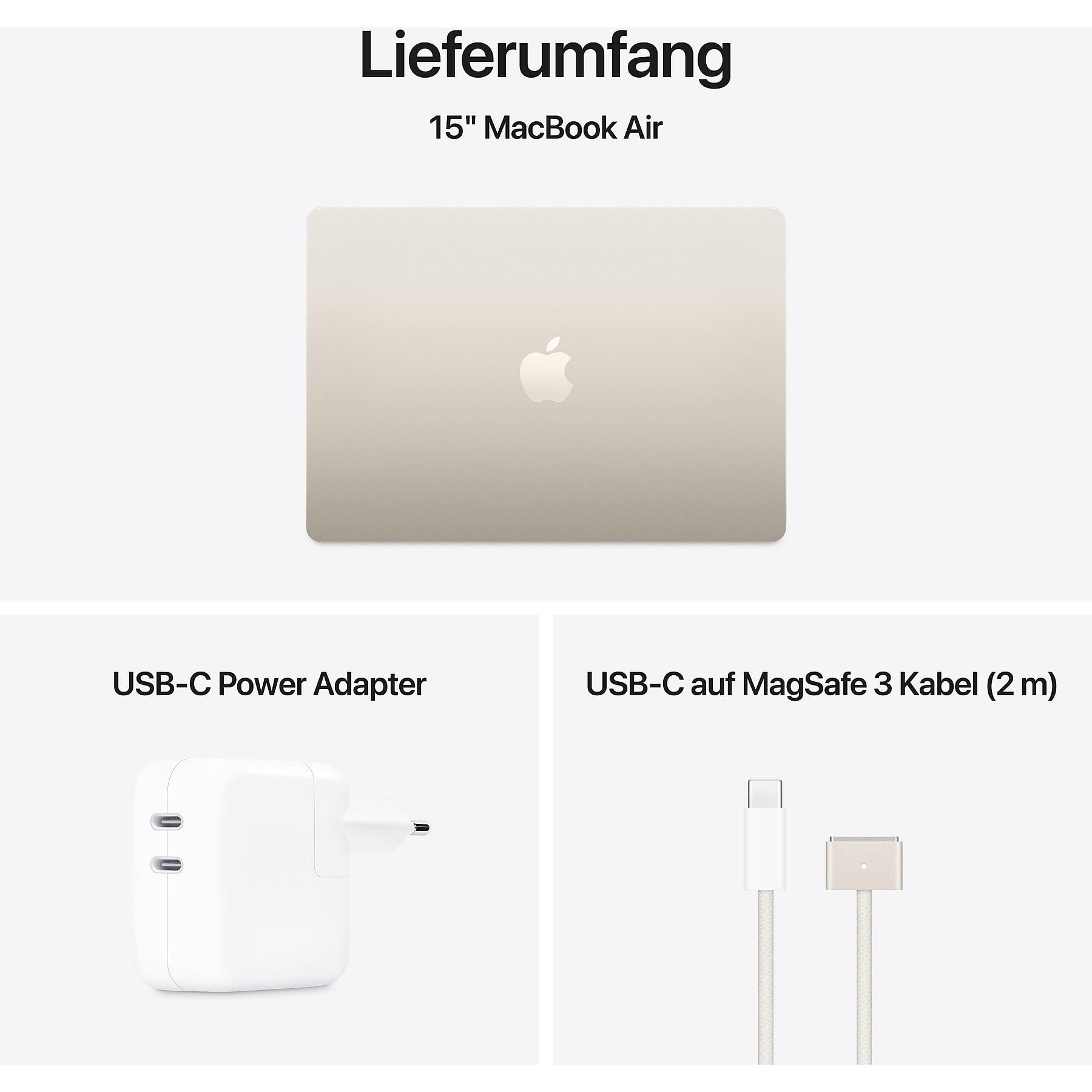 Apple MacBook Air 13 Zoll - Polarstern, 13.6 Zoll | M4 10‑Core CPU 10‑Core GPU | 16 GB RAM | 512 GB SSD – Bild 5