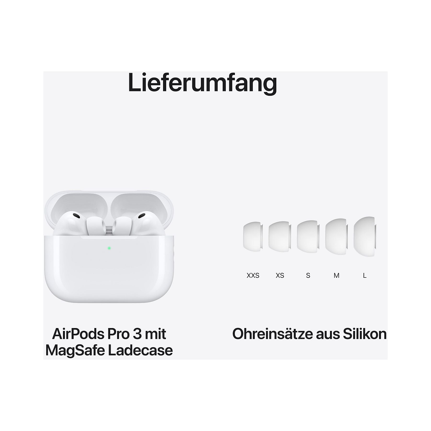 Apple AirPods Pro 3 MagSafe Ladecase USB‑C White – Bild 4