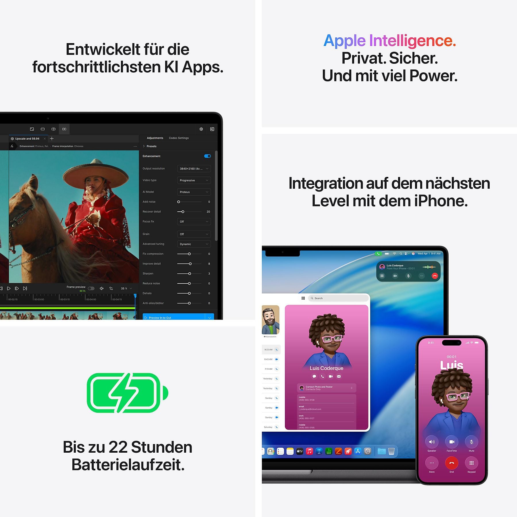 Apple MacBook Pro 16 Zoll - Silber, 16 Zoll | M5 Max 18‑Core CPU 40‑Core GPU | 48 GB RAM | 2 TB SSD – Bild 5