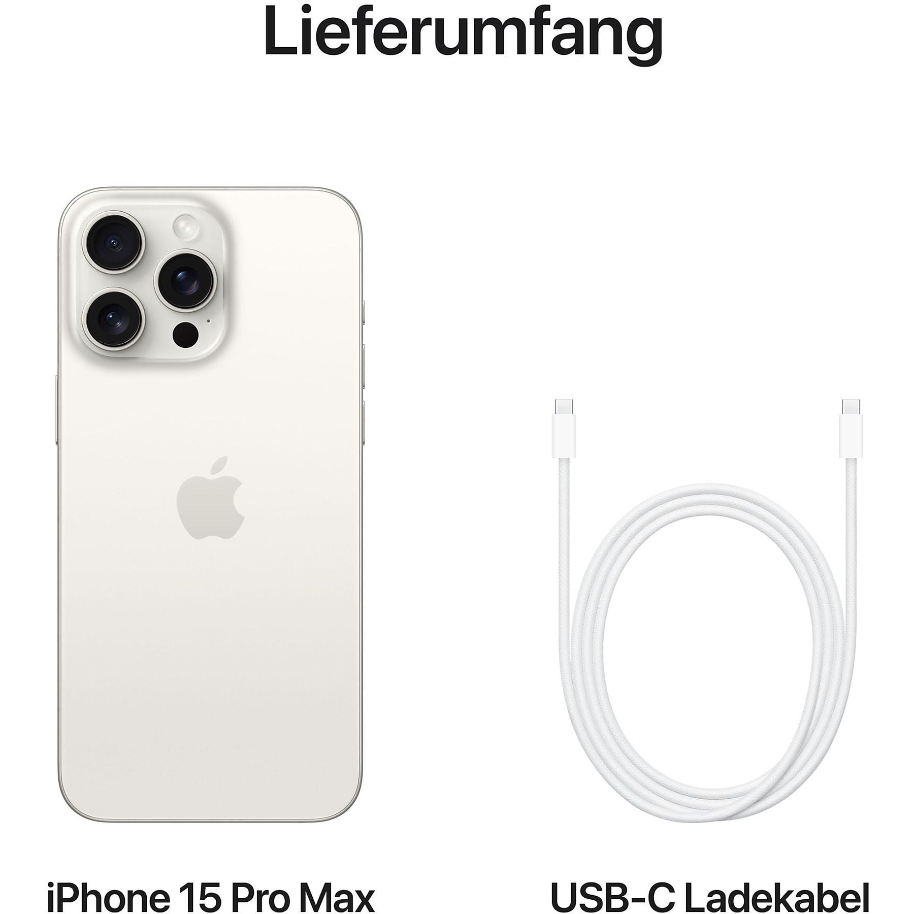 Apple iPhone 15 Pro Max – Titan Weiß, 256 GB – Bild 4