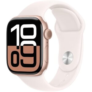 Apple Watch Series 10 Cellular 42mm Roségold Aluminium Blush Sport Band S/M