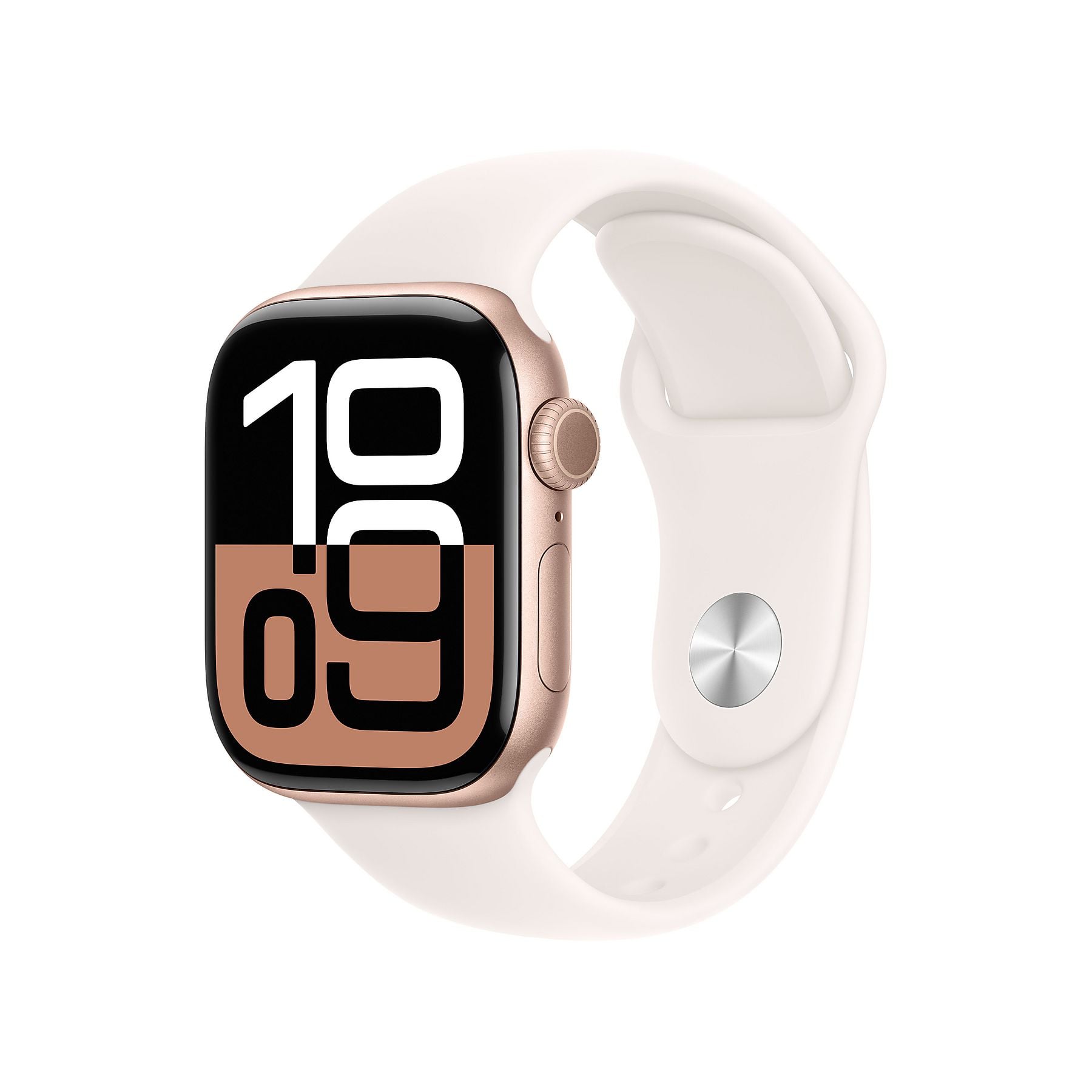 Apple Watch Series 10 Cellular 42mm Roségold Aluminium Blush Sport Band S/M – Bild 3